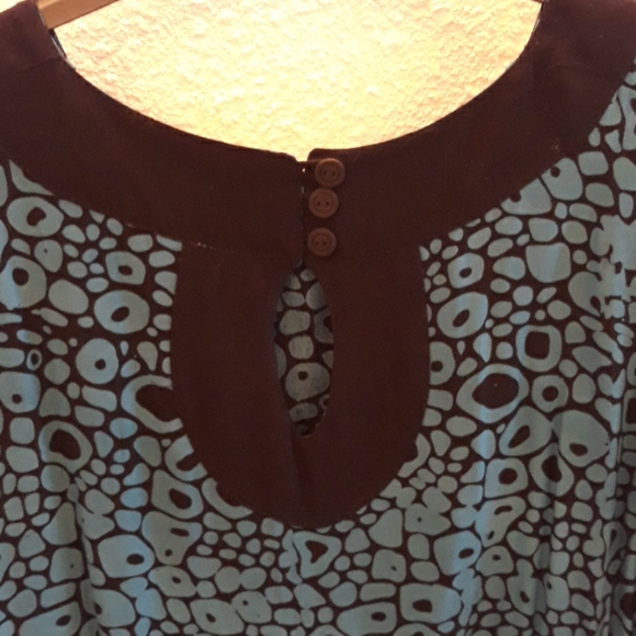 New MIB Turquoise Black Dress w/ Keyhole - Picture 2 of 8